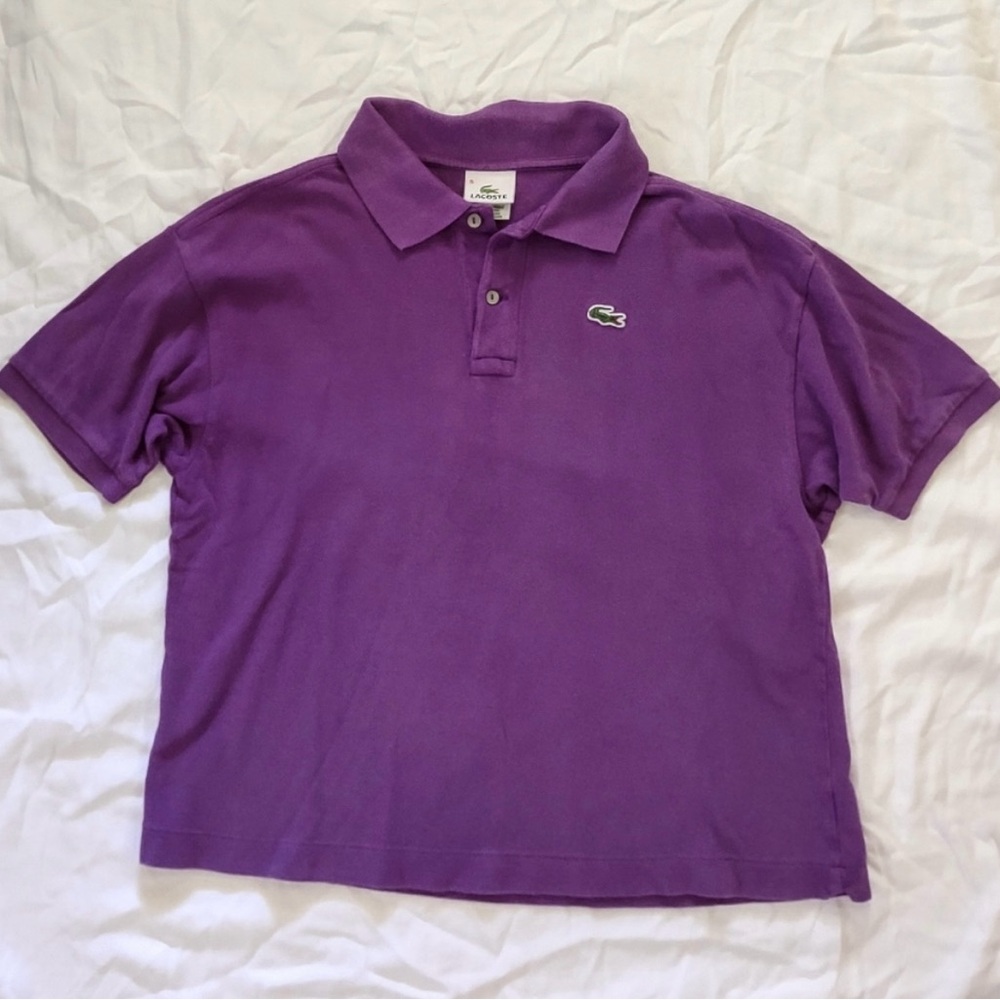 Lacoste • Vintage Purple Polo Regular Fit 5 Large L